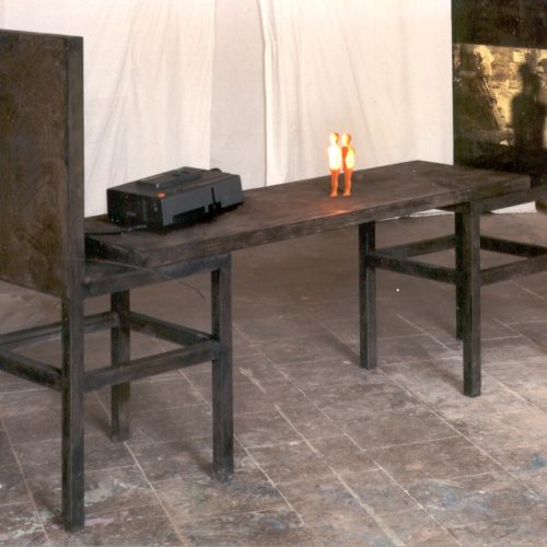 Diálogo de ausentes, obra del artista José Moreno