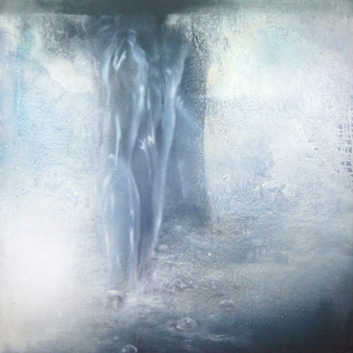 Entre el rumor y la pieda fría, obra del artista José Moreno