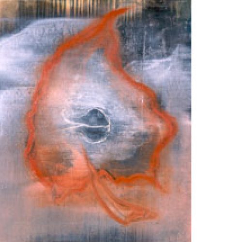 Hoja, obra del artista José Moreno