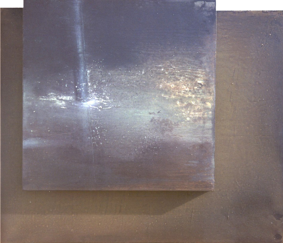 Agua bañada de sombra, obra del artista José Moreno