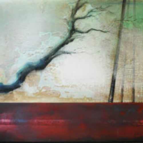 Caída, de "El color de las palabras", obra de José Moreno