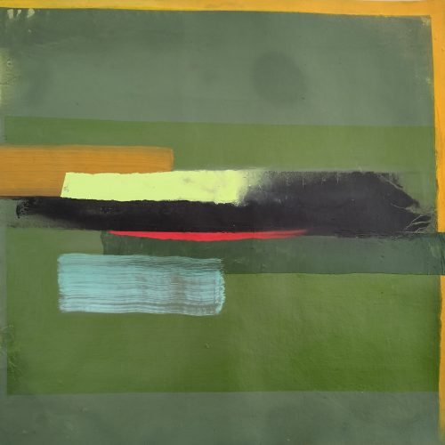 El aroma del jardín. 2025. Oleo s/papel. 30x30 cm.