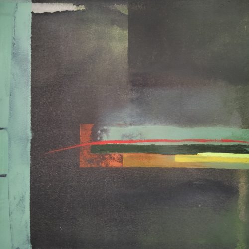 La línea del alba, de "Una sombra se mueve", obra del artista José Moreno